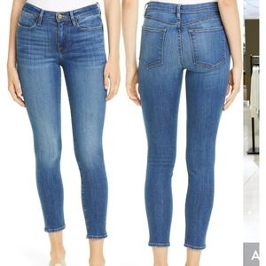 High rise skinny jeans